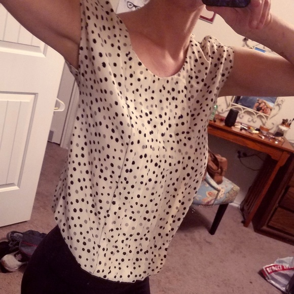 Loft Pleat Front Blouse - Picture 7 of 7